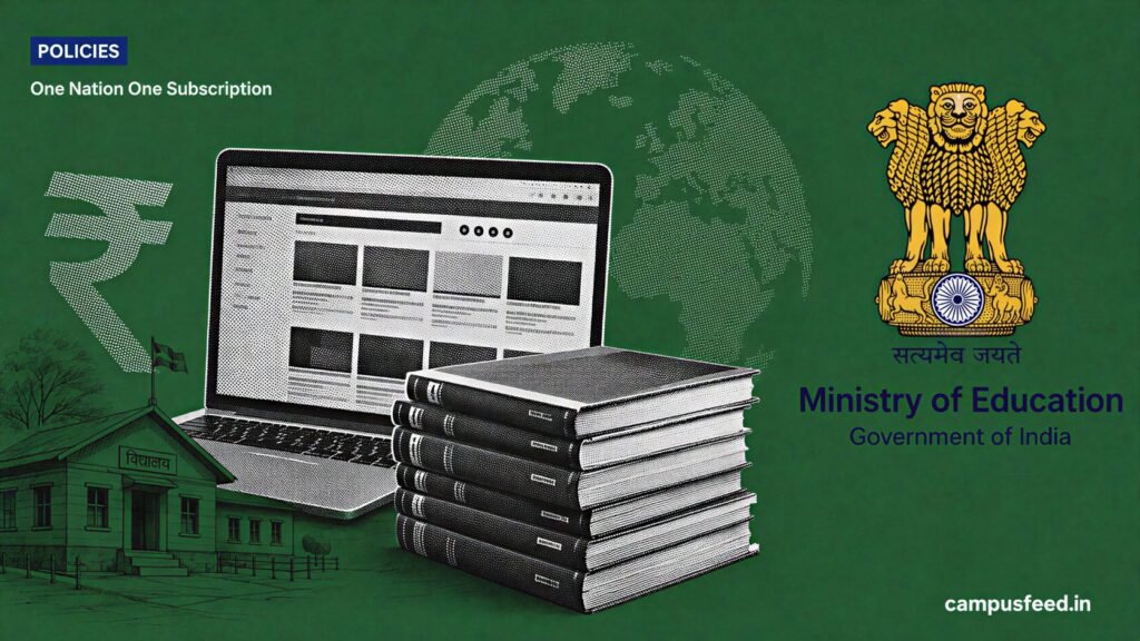One Nation One Subscription ONOS scheme gives 1.8 crore Indian students free access to 13000 global research journals from 30 publishers.