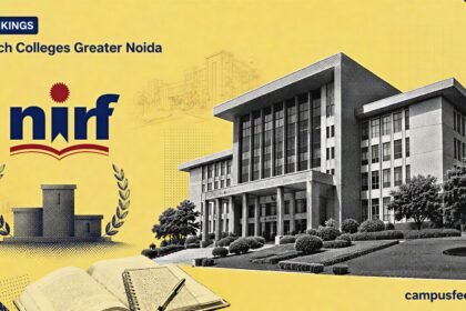 Top BTech colleges in Greater Noida with engineering campus and NIRF ranking context
