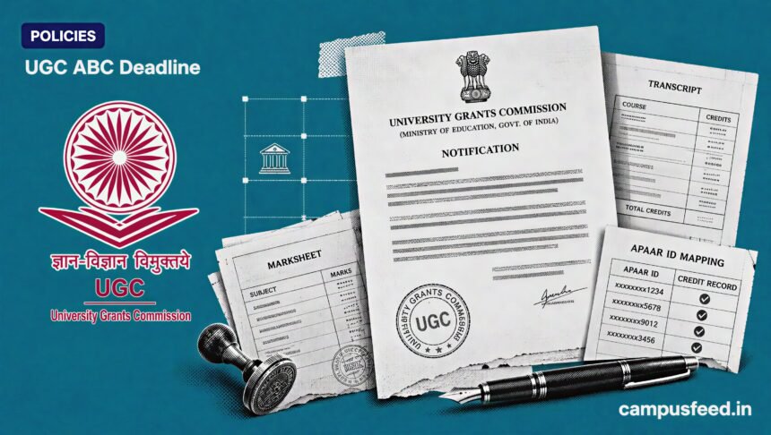 UGC ABC upload deadline 2026 for universities to map student records with APAAR IDs