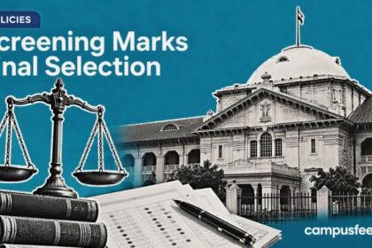 Allahabad High Court facade with legal documents representing screening marks final selection ruling for reserved-category candidates in the 2026 UPPSC recruitment