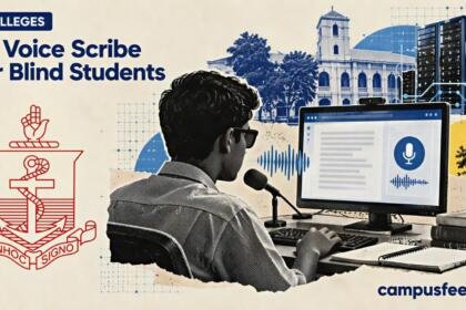 Madras Christian College AI Voice Scribe for Blind Students shown with secure voice-to-text exam technology developed at MCC-MRF Innovation Park