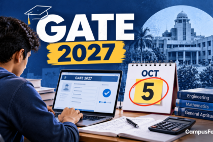 GATE 2027 registration deadline closes October 5 without late fee under IIT Madras